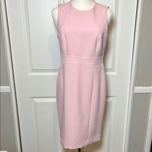 Kasper Pink Sleeveless Sheath Dress